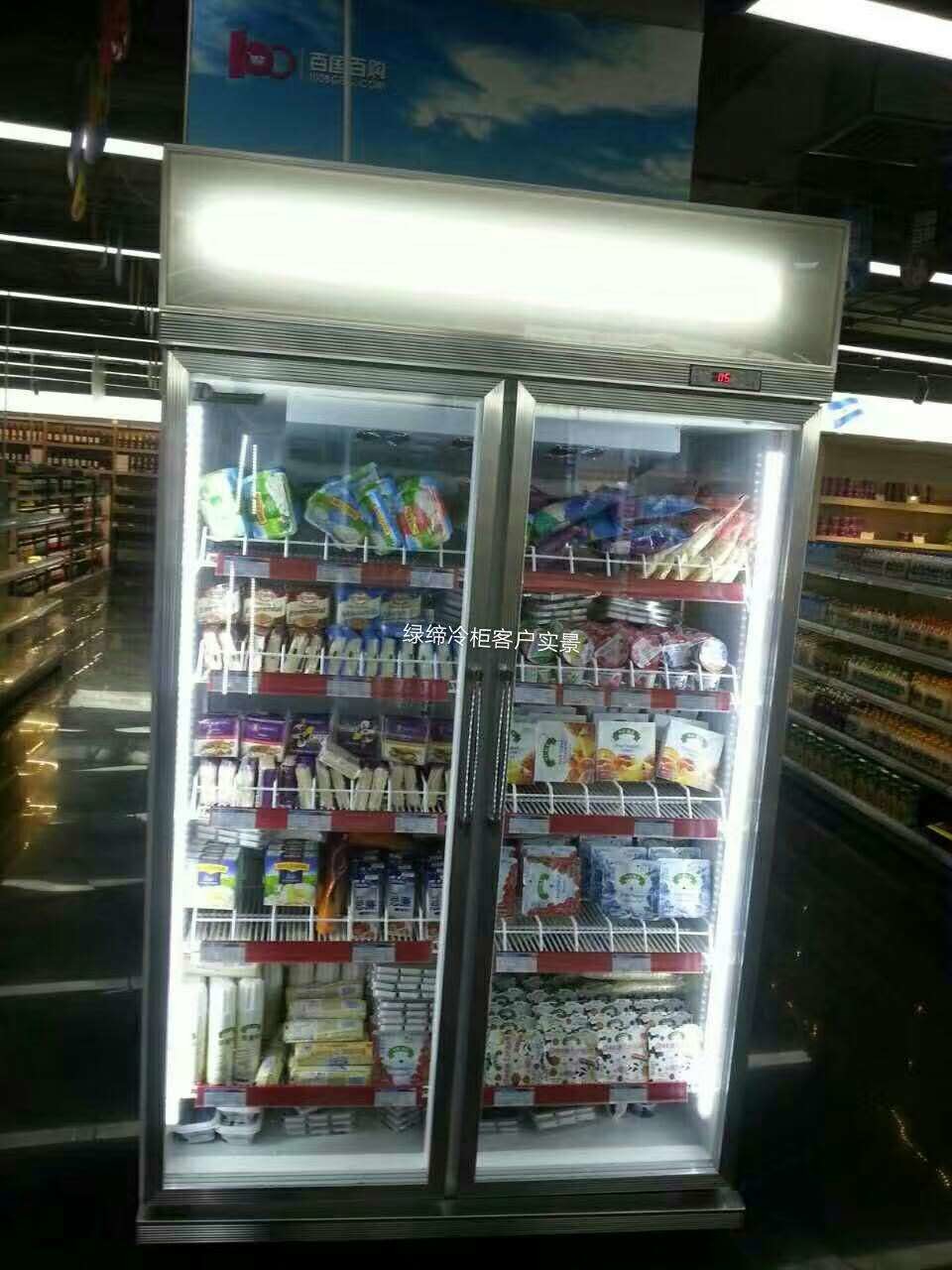 Commercial Upright Beverage Display Fridge For Cold Drinks / Meat 540W