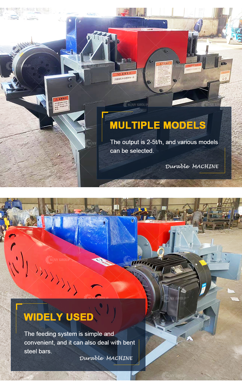 Motor Core Components Scrap Rebar Cutting Machine for Home and Steel Granule Recycling