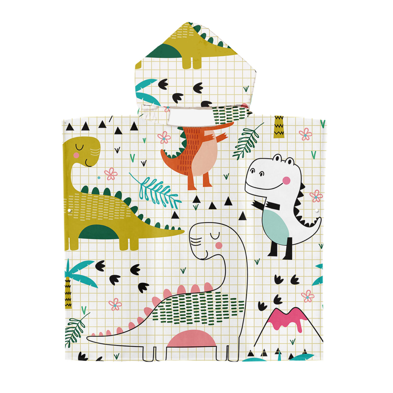 Animal Print Pattern Microfiber Beach Towel for Kids Sunscreen Protection and Comfort