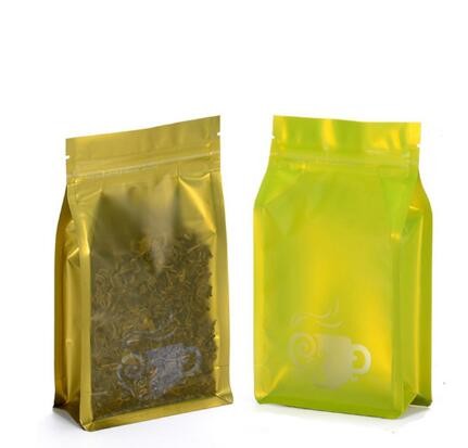 Custom Printing tobacco aluminum foil Plastic Packaging Zipper bags with gusset