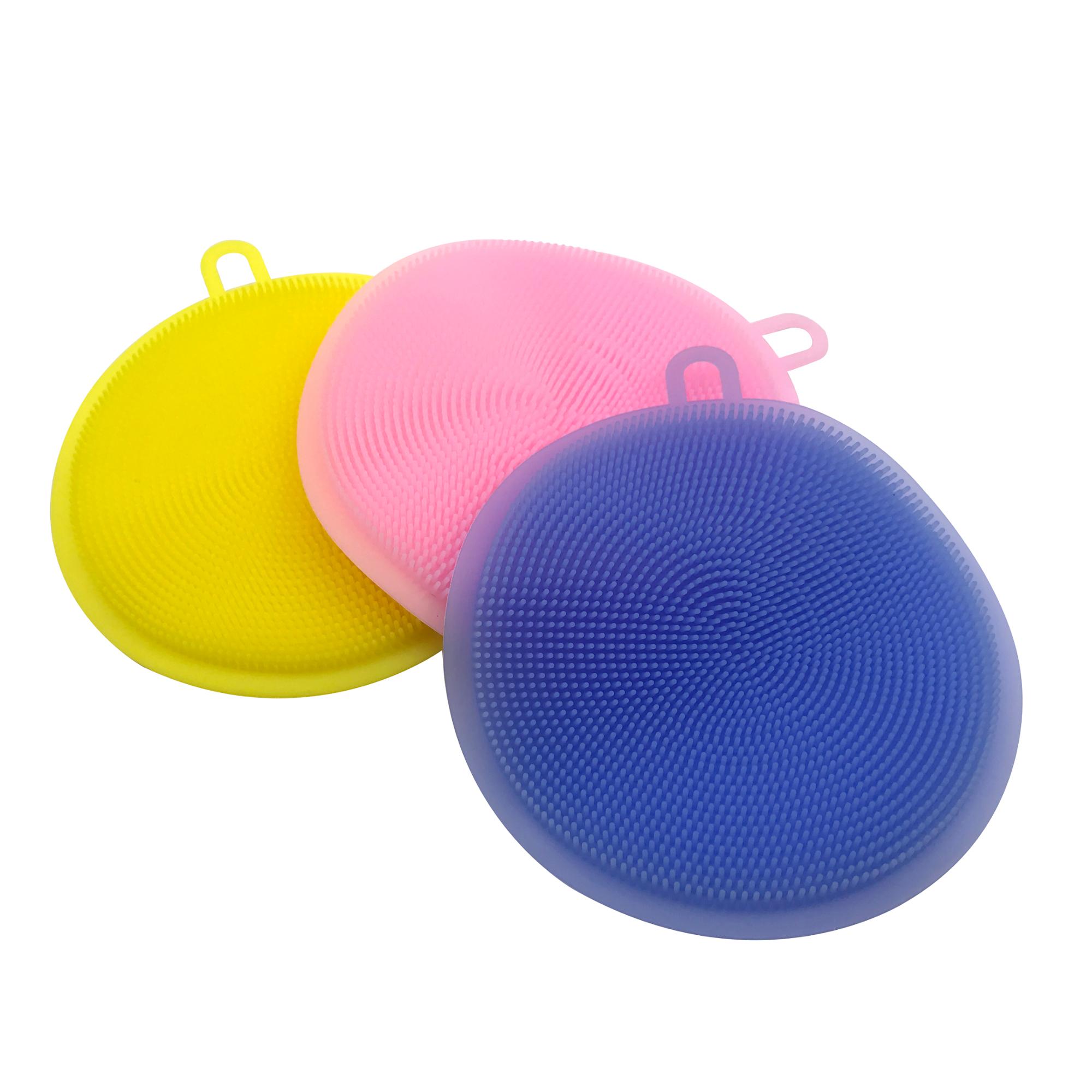 Glove Design Silicone Face Pads Print Logo For Promote Blood Circulation