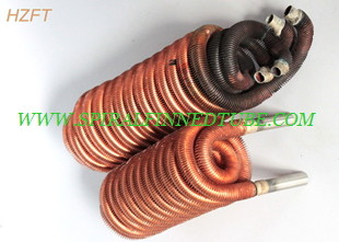 Aluminum / Copper Water Heating Coil in Automotive Engineering as Heat Exchangers