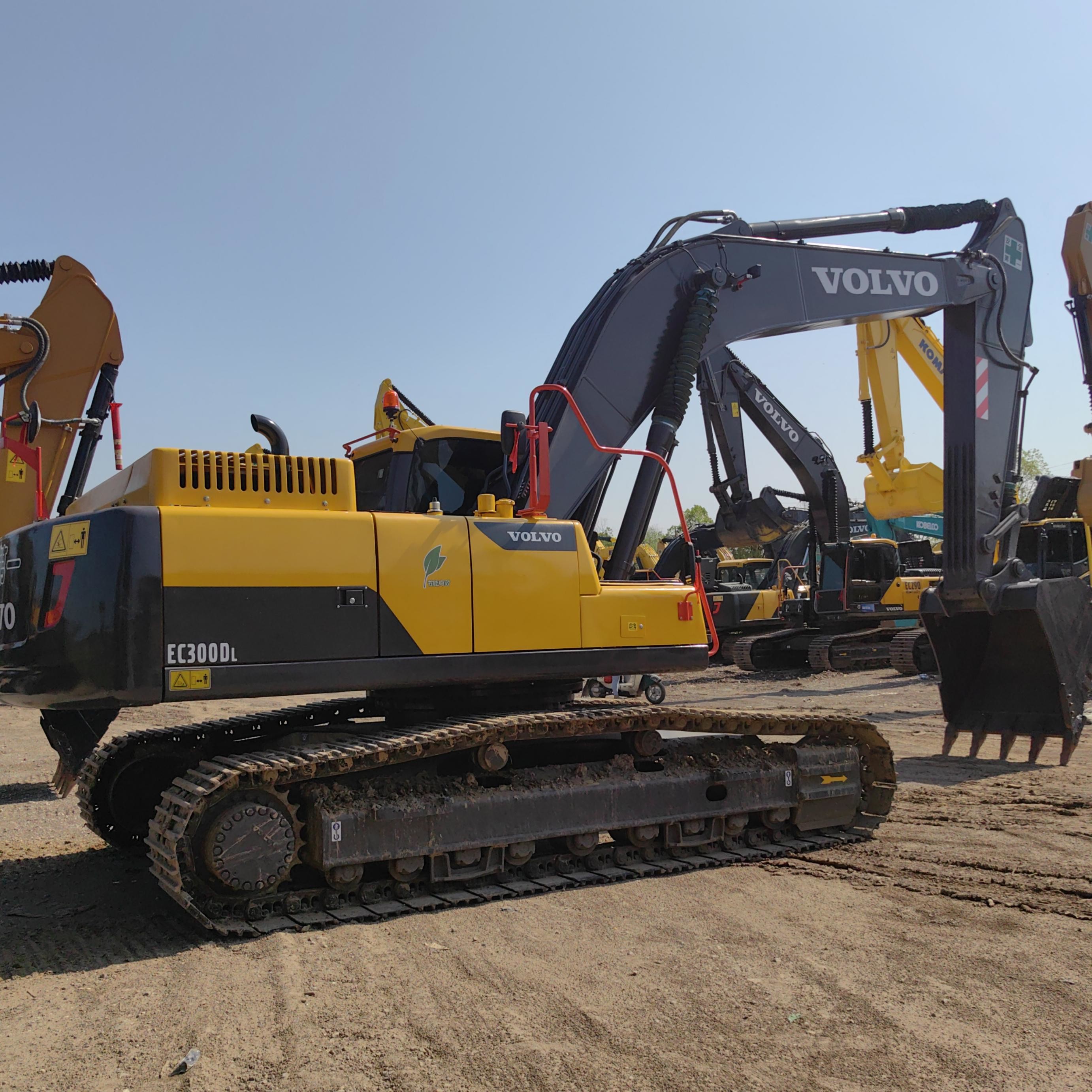 Original Import Used Volvo Excavators Ec300 30ton Tracked Digger Heavy Machinery