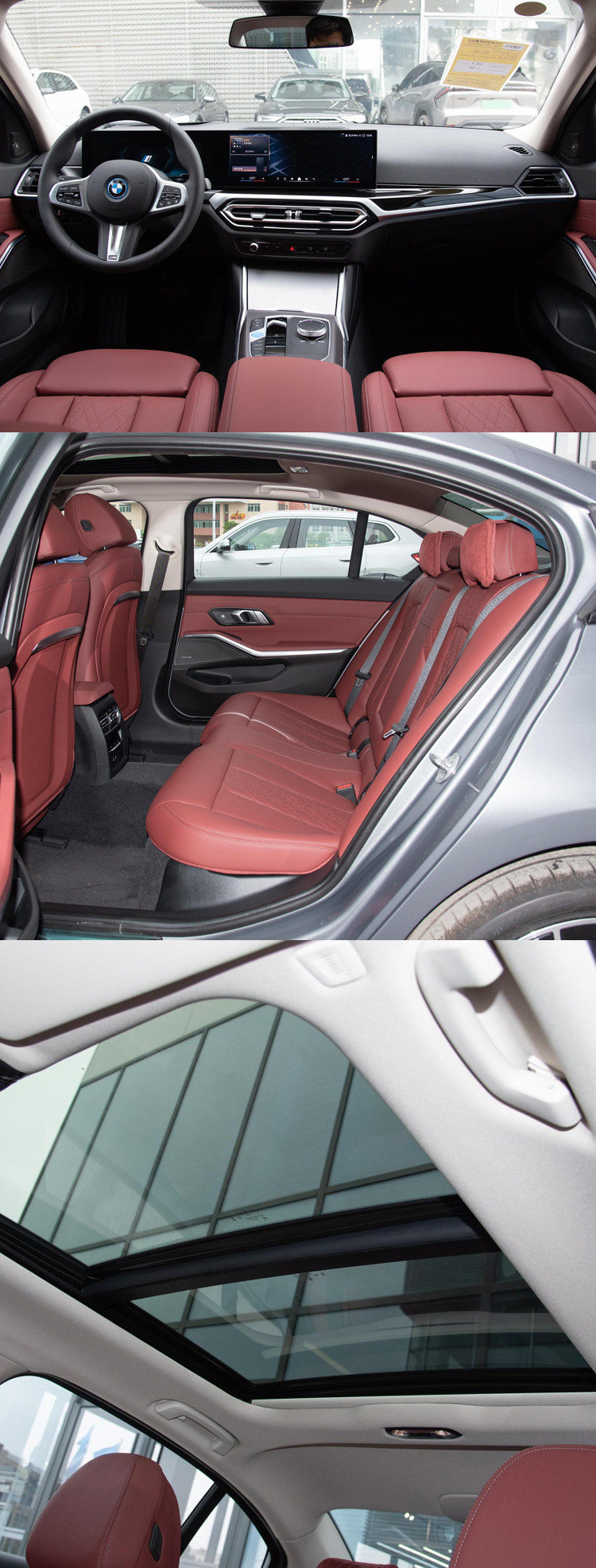 New Energy Pure 5 Seats 40l EV BMW i3 Electric Car with Sunroof