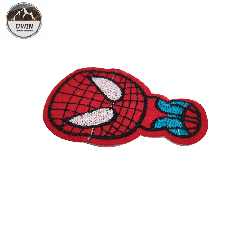 Spider Man Embroidered Sports Patches Eco Friendly Any Color Available