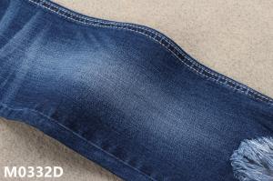 Buy cheap 10.5 Oz Lightweight Dark Blue Cotton Organic Stretch Denim Fabric For Men Garments product