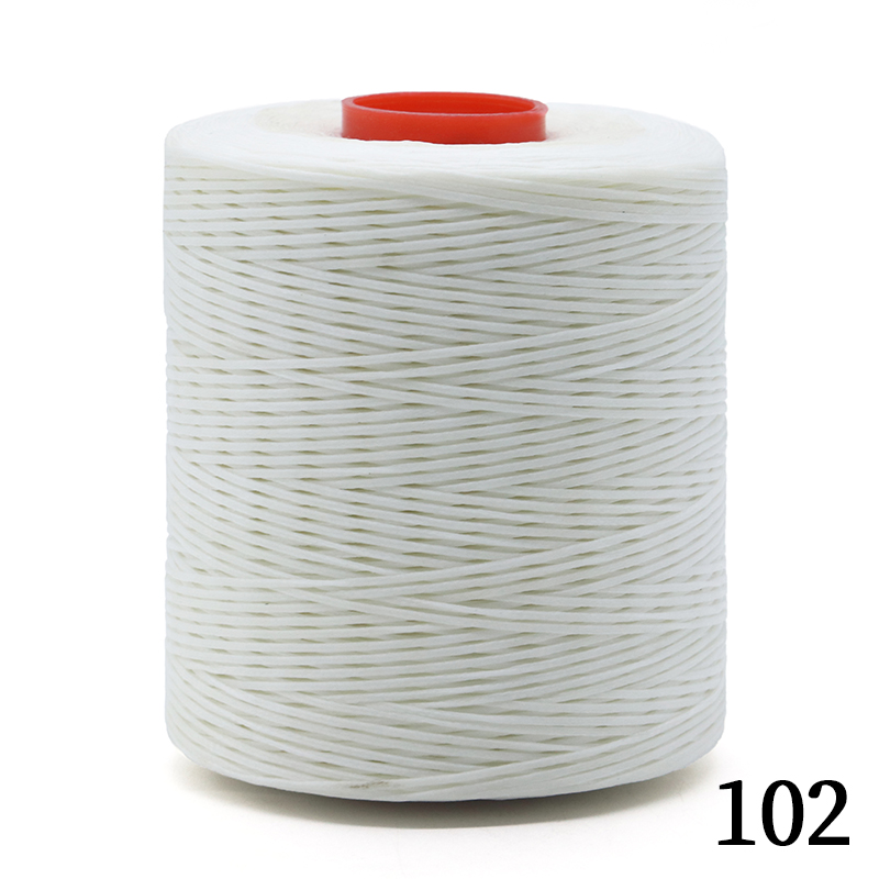 Supply 300D/16 Flat Wax Thread for Leather Sewing Polyester Wax Bonded Braided Thread