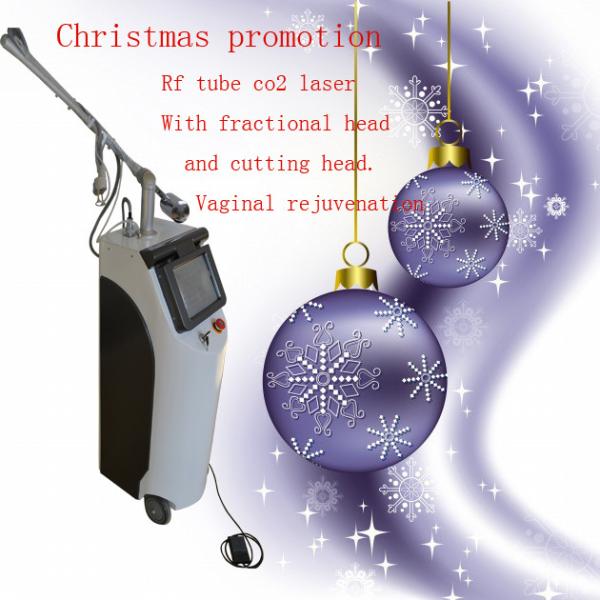 Rf Tube Vaginal Tightening Fractional Co2 Laser Machine 0.1 - 2.6mm Spot