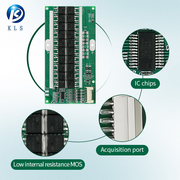 6S 7S 40A 60A BMS Lithium Battery Management System In Power Tools And Sweeping Machines