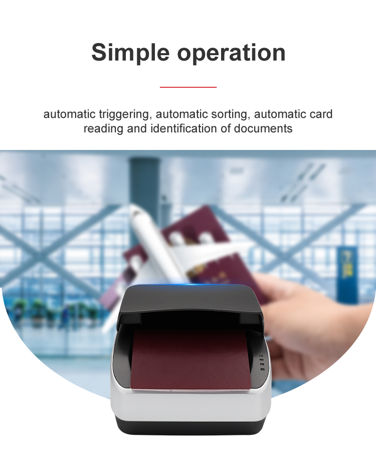 Sinosecu ID Card Reader Scanner Other Type for Reading Passport Card Scanner Reader