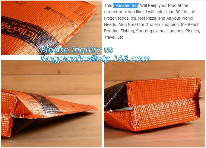 cooler bag waterproof oxford shoulder bag ice pack thermal picnic lunch box vehicle insulation bag for meal drinks pack