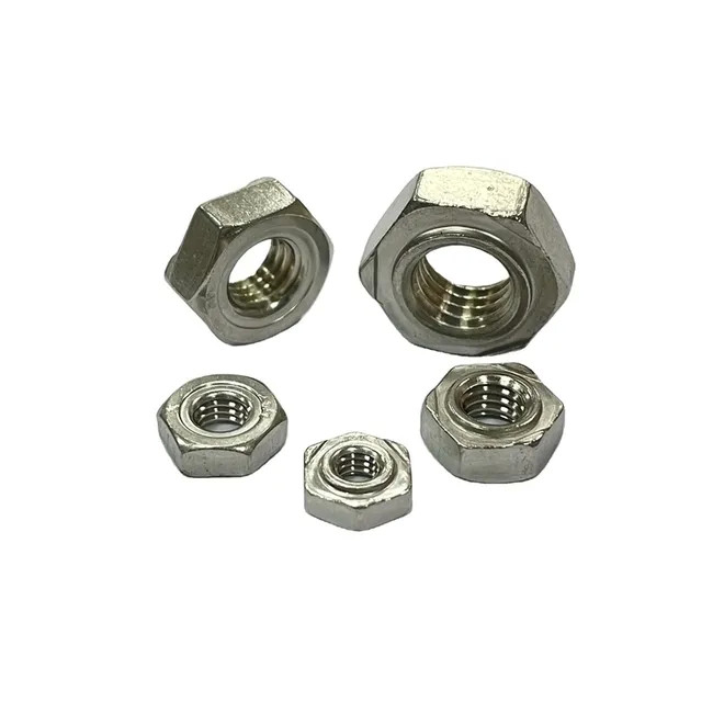 Nickel Alloy Hex Nut DIN934 INCONEL 600 Grade 8.8 M8 M10 Galvanized Hexagon Head Nuts