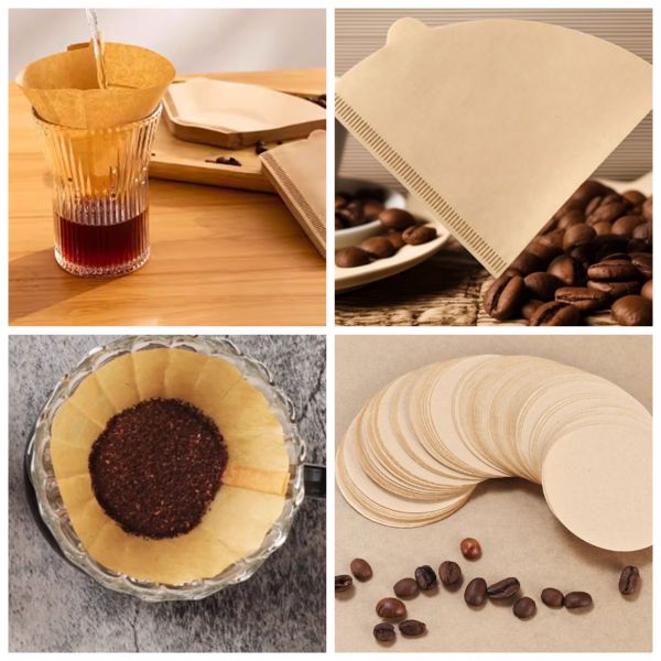 60cm 50gsm Virgin Pulp Brown Color Coffee Filter Paper For Coffee filters 