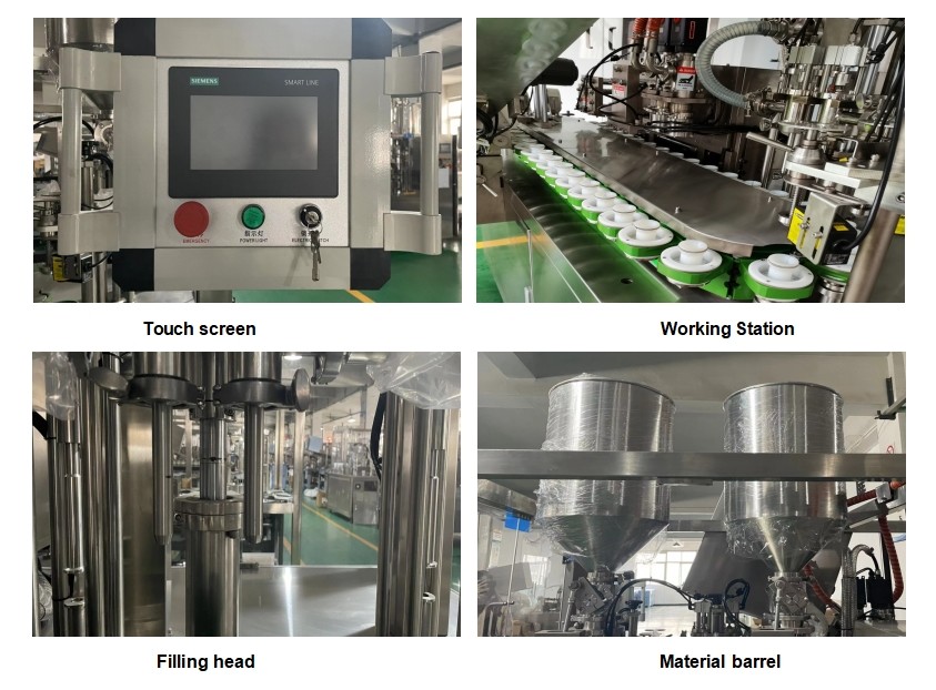 Cosmetic Cream Toothpaste Plastic Tube Filler Packaging Filling And Sealing Machine