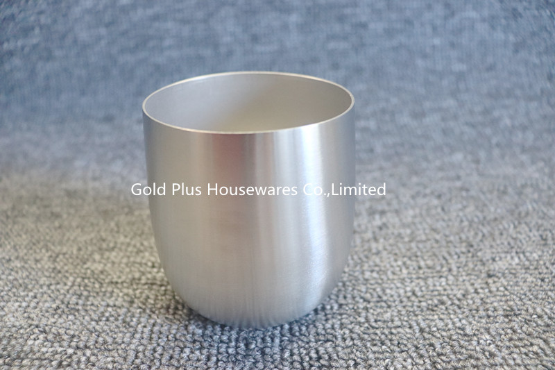 Golden Silver Stainless Steel Beer Cup Eco Friendly Chic Cups 9cm Height