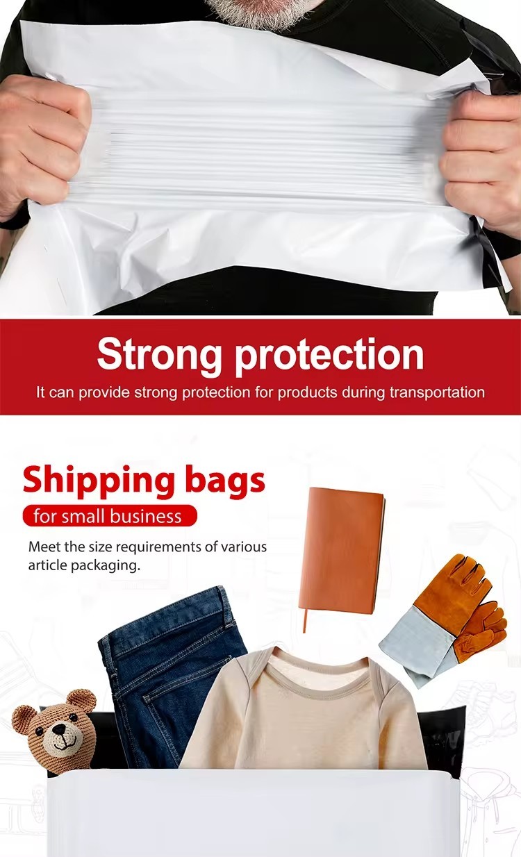 LDPE / HDPE Parcel Plastic Bag Printed Mailing Bags For Express Delivery