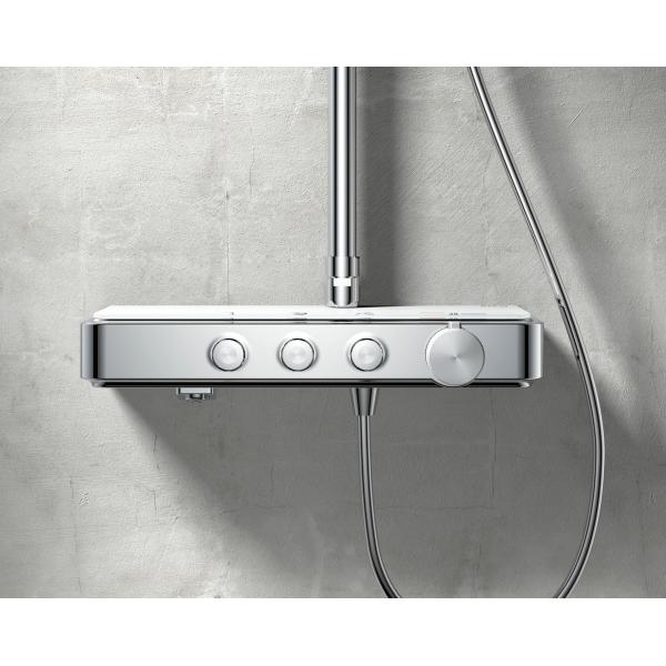 2019 new shower sets AT-H011 thermostatic shower panel with bracket Foshan factory wholesale