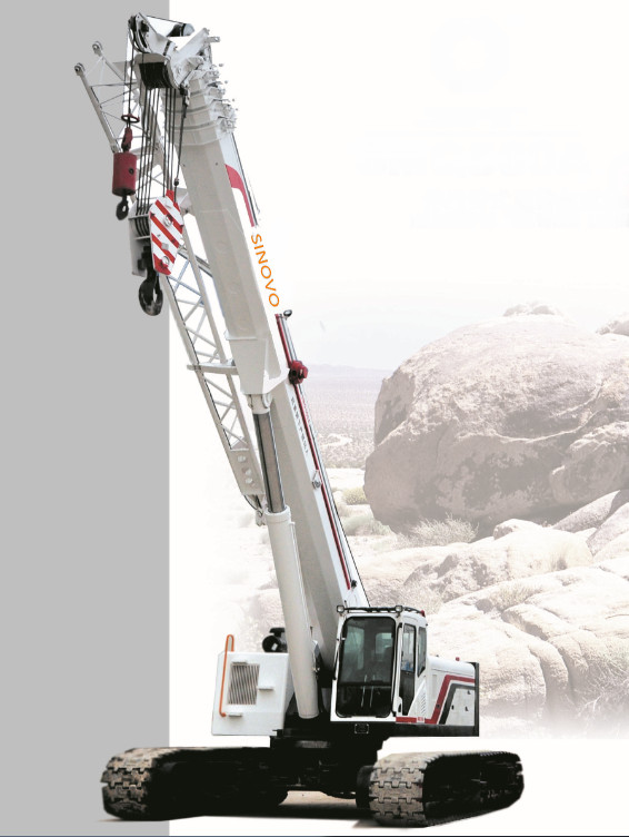 Telescopic Hydraulic Crawler Crane SQ250A 37Ton Lattice Boom Crane with Low Price for Sale