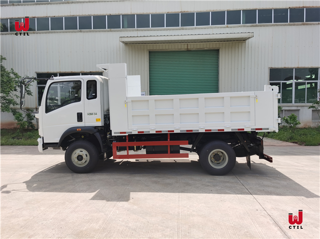 small tip truck