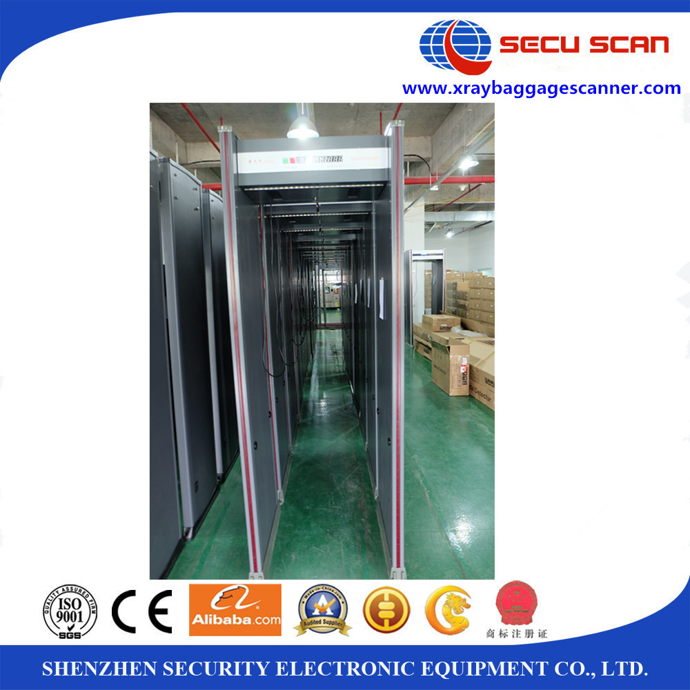 IP67 33 Multi Zones Door Metal Detector Security Gate With Lcd Display