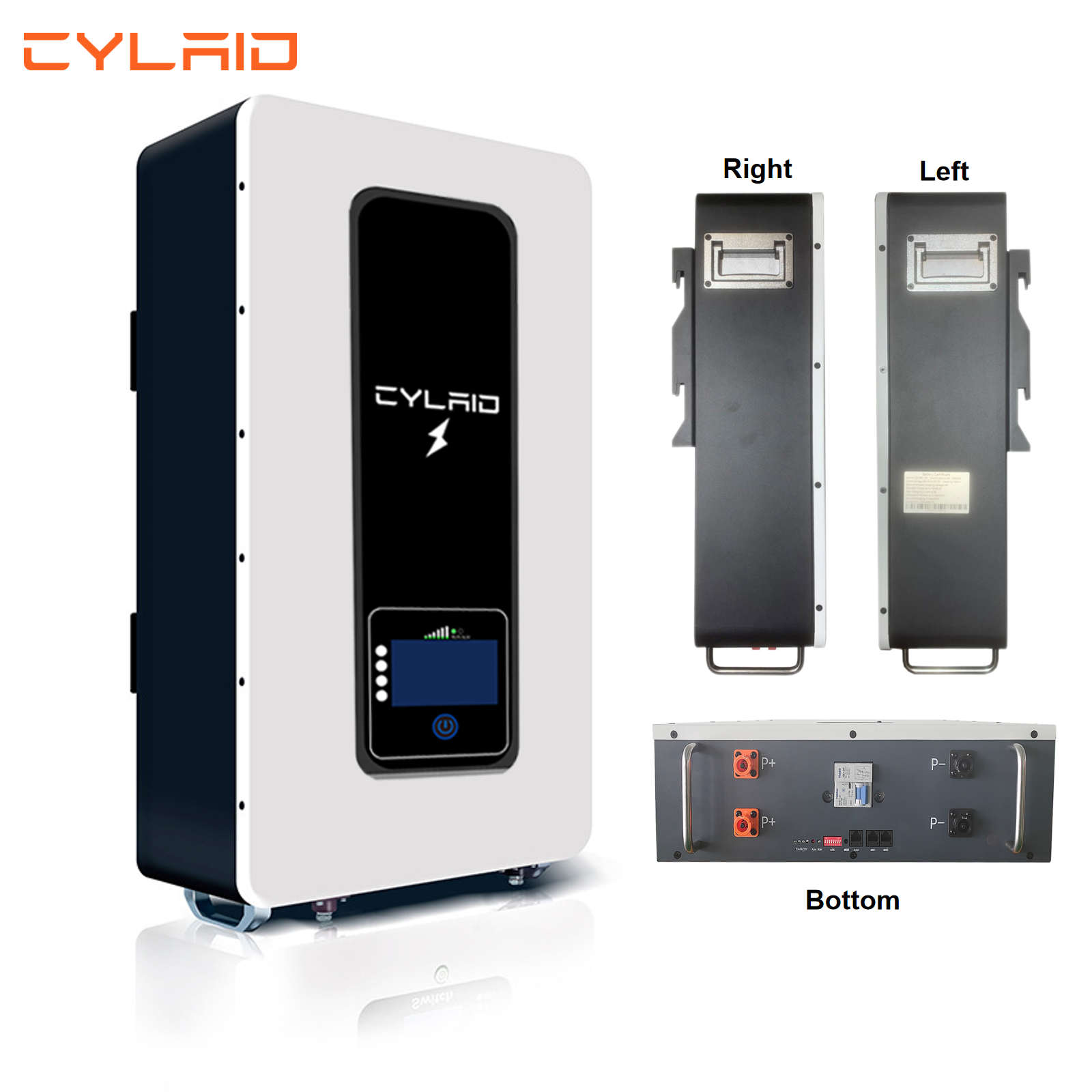 LiFePO4 Battery Pack 48v 100ah 200ah 300ah for Home Wall Solar Electric Power Systems