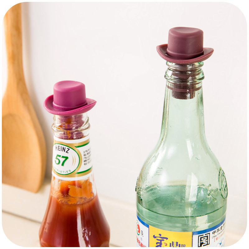 Silicone Wine Bottle Stopper Reusable For Keeping Wine Champagne Fresh