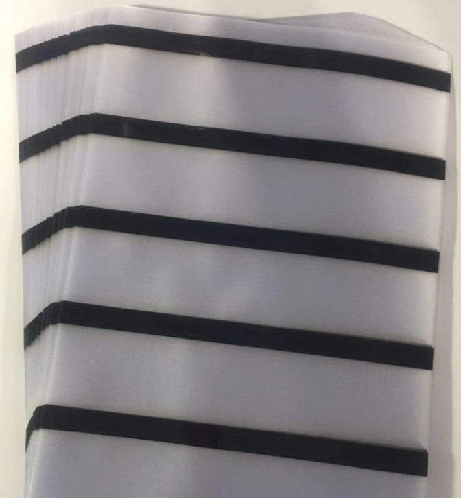 A4 A3 PVC coated overlay with HI-CO/ LO-CO magnetic stripe 0.10mm for Magnetic card making