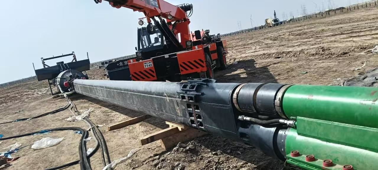 DN325 Feeding Pipe and Vibration Frequency of 45-55 Hz in BVEM Vibroflot for High Frequency Vibration