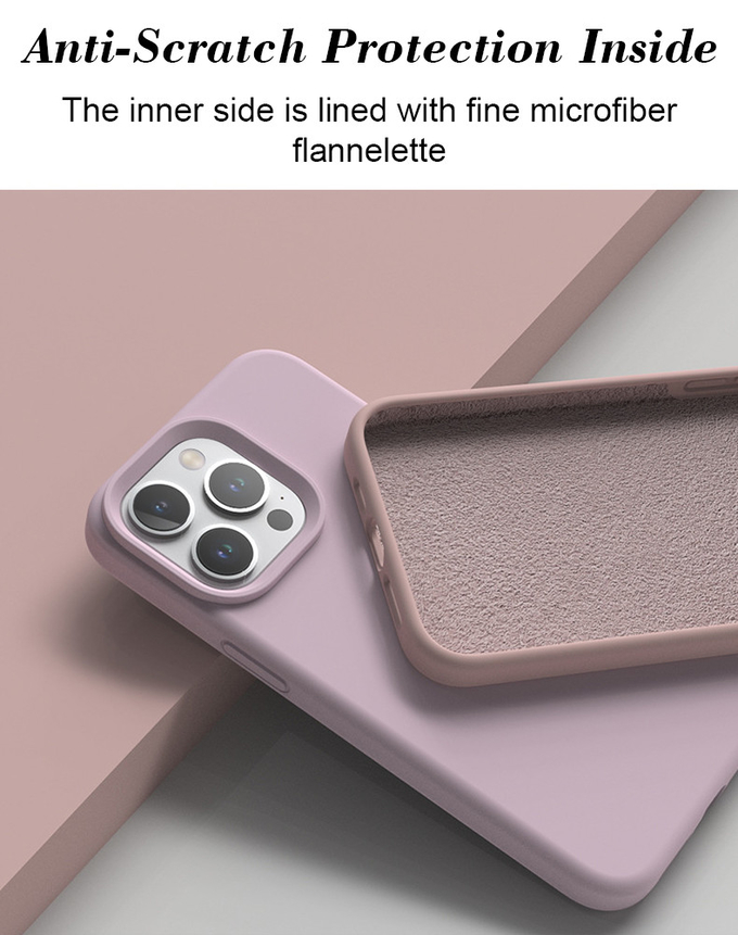 Custom Soft Shockproof Rubber Silicon Mobile Phone Case For IPhone 14 15 Pro Max