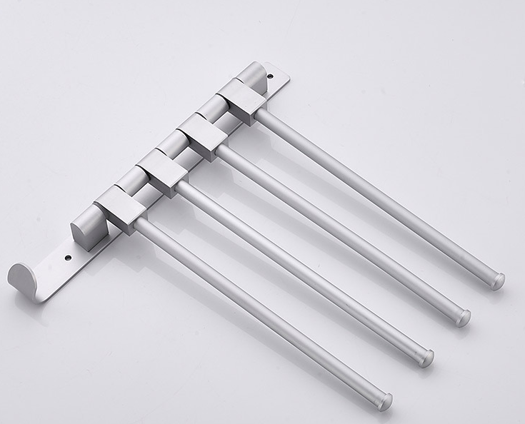 Multi - Function Bathroom Towel Rack Wall Hanging Towel Storage Rack