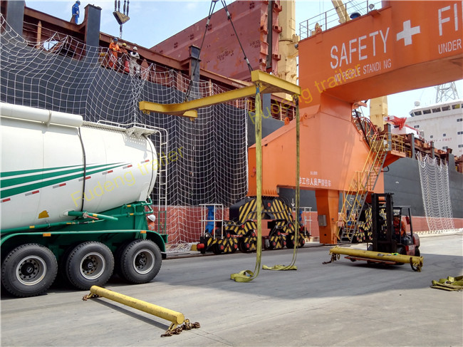 35 CBM Cummins Motor Bulk Tanker Trailers / BPW Axle Bulk Cement Truck