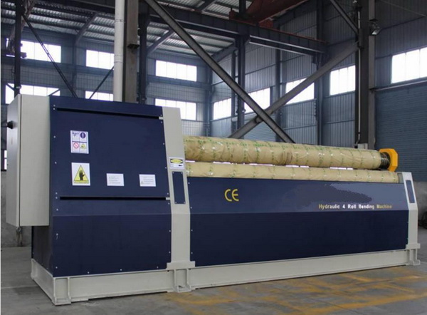 Sheet 4 Roll Plate Rolling Machine , 4 Roller Bending Machine