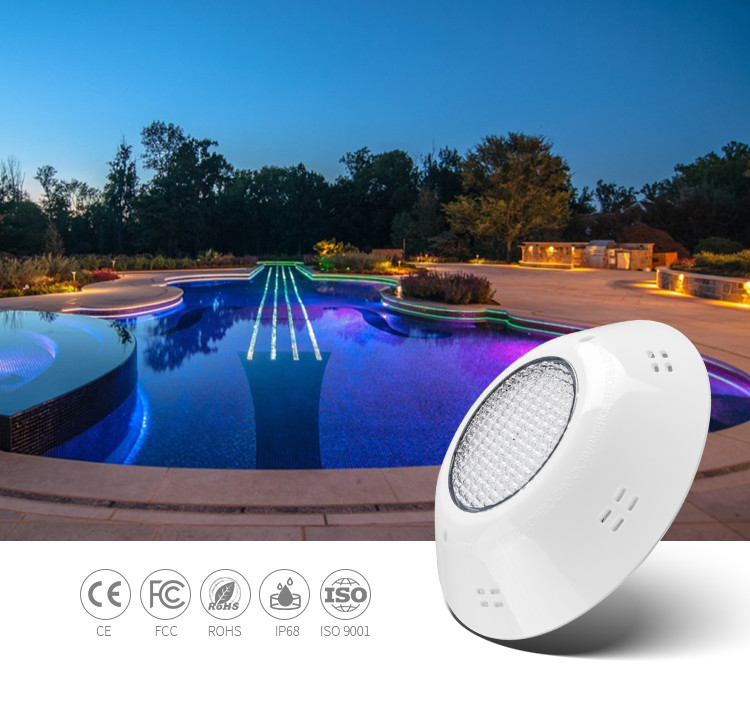 12W white color waterproof pool lights, Low voltage led garden pool lights bulb