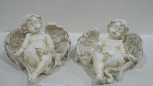 Thinking cherub Angel Collectible Figurines statue collection for mothers day gift