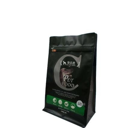 Wholesale Cheap Custom Design Stand Up Dog Food Feed Packaging Bag With Tear Off Slider Seal