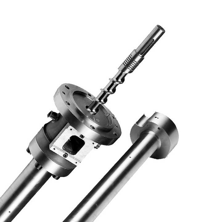 OEM ODM 38CrMoAlA Single Screw Extruder Screw Barrel For Recycled Pvc / Pe Plastic Extruder Machine
