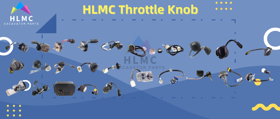 CA1636710 163-6710 1636710 Round Plug Throttle Rotary Switch Knob Fuel Dial Potentiometer E312 E320 E320V2