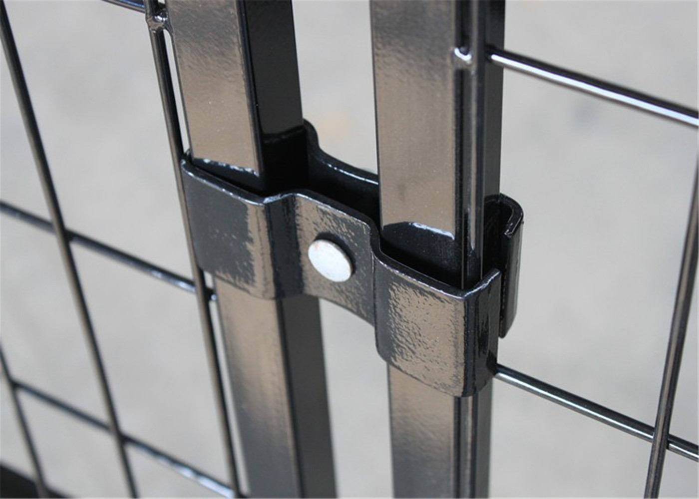 6'x9.6' Construction Security Temp Fence Panels Tubing 30mm*30mm brace 20mm*20mm Powder Coated Red