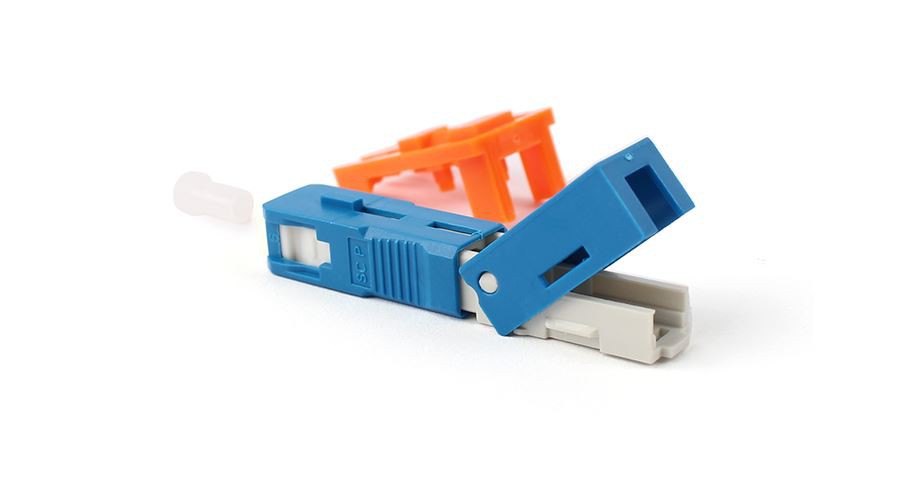 SC UPC Fiber Optic Connector Quick Connect Easy Operation ROSH