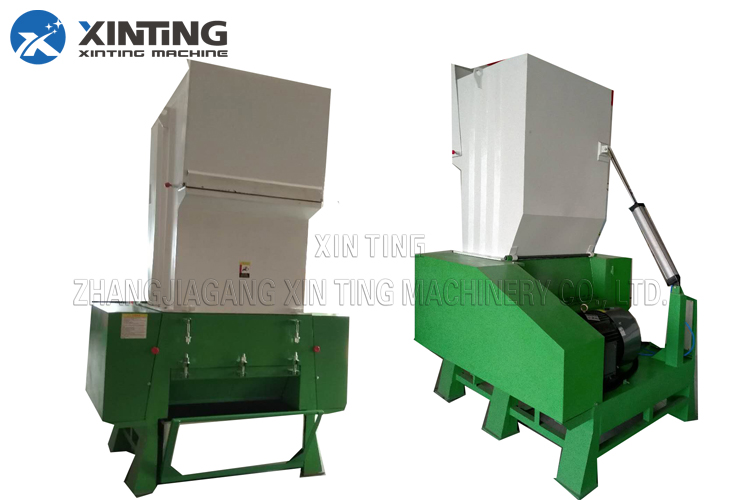 Double HDPE Recycling Machine For Plastic Lubricate Bearing Regularly Knife Crusher