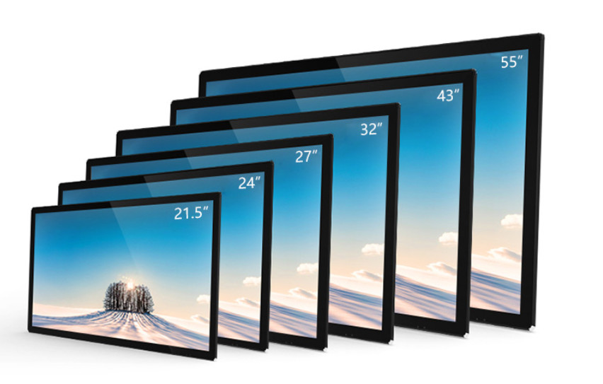 ADW Touch Screen Wall Mounted Digital Advertising Display Multiple Interactive Mode