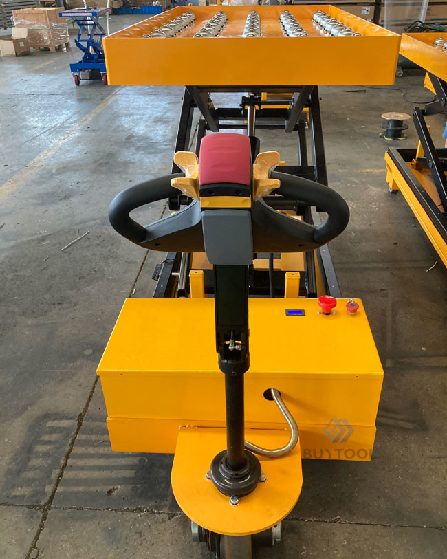 500 Lbs Mobile Lift Tables 4x8 Self Propelled Lift Table Jack Stand With Transfer Ball Platform