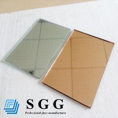 Top quality A Grade reflective dark bronze glass