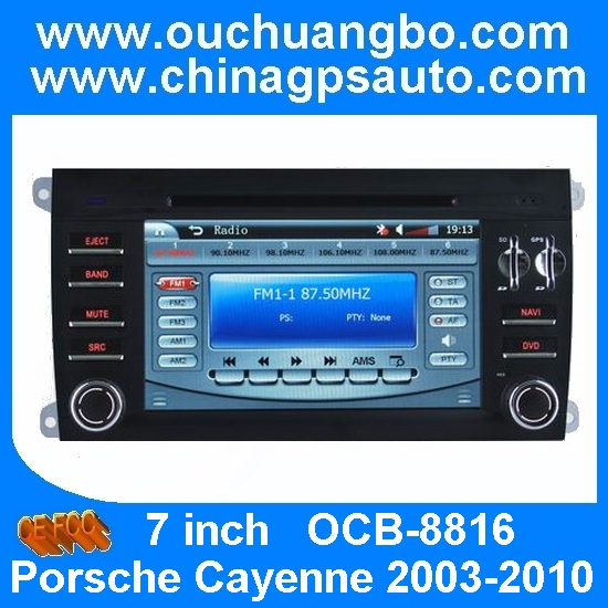 Car audio player gps navigation for Porsche Cayenne 2003-2010 with auto radio RDS mp3 OCB-8816