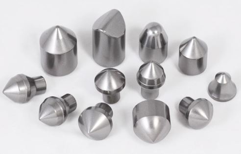 Pavement Milling Tungsten Carbide Pins Carbide Button Bits Long Life Circle