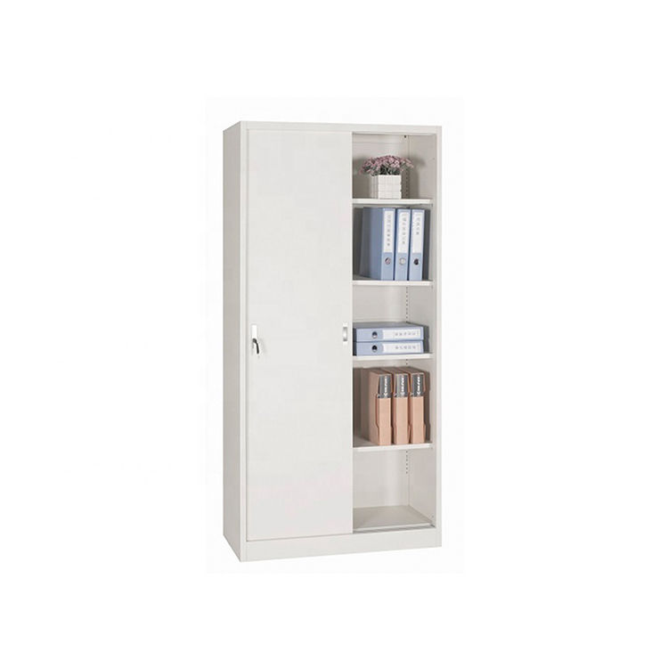 Sliding 2 Doors Office Filing Cabinets Iron / Metal / Steel File Cabinet