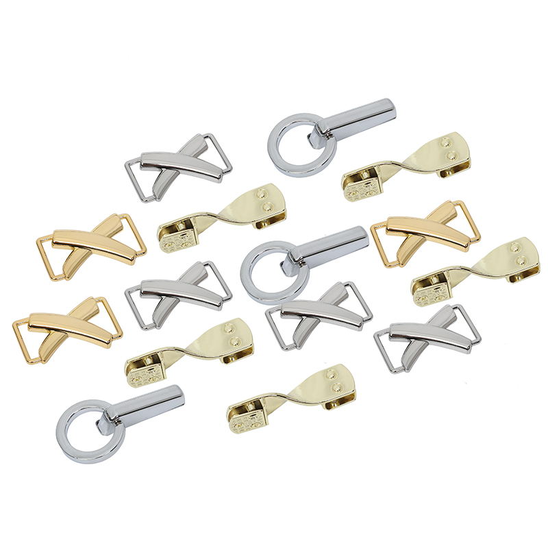 Jackets Silver Zipper Puller Metal Zinc Alloy Breakproof ISO9001