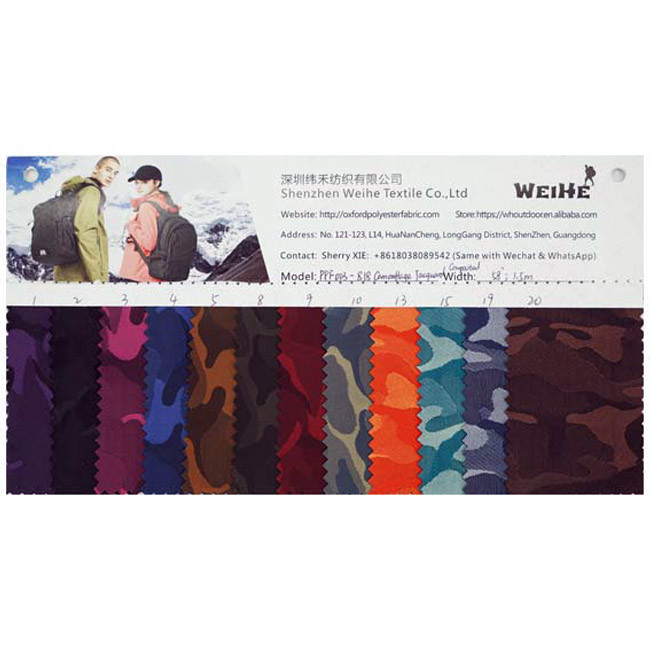 Camouflage Composite Nylon Oxford Fabric Waterproof Durable Woven