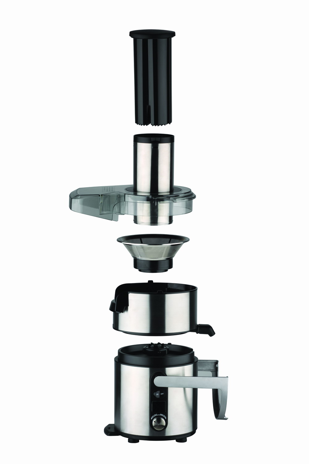 1000W DC Motor Stainless Steel Power Extractor with 5 speeds LCD display