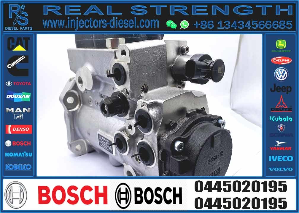 Excavator engine parts original fuel injection pump 0445020195 for IVECO Stralis Trakker Holland T9